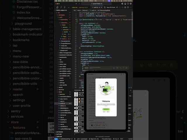 Slideshow in React Native using Redux to store our 'step' #reactnative #coding