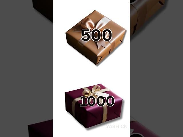 Choose your gift 3 gift box challenge | TAN VS MAROON #chooseyourgift #giftbox