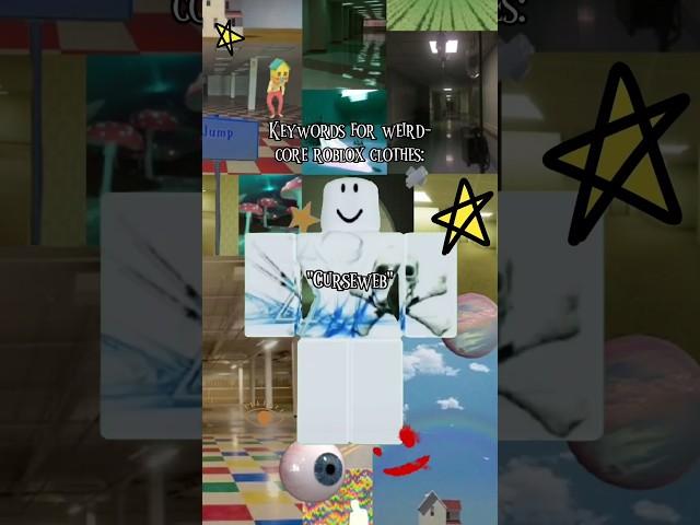 Weirdcore robloz clothes keywords #weirdcore #cursed #webcore #robloxclothing #robloxclothes #fyp fy