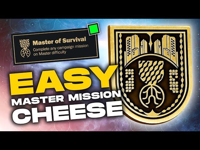 EASY Master Campaign Mission Cheese | Destiny 2