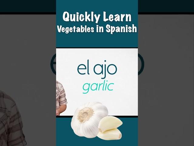 Veggie Names!! Boost Your Spanish Vocabulary in 1 Minute