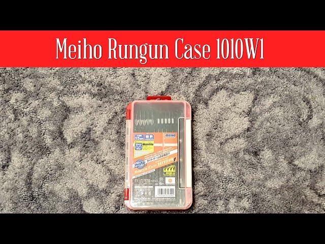 Обзор рыболовной коробки Meiho Rungun Case 1010W1