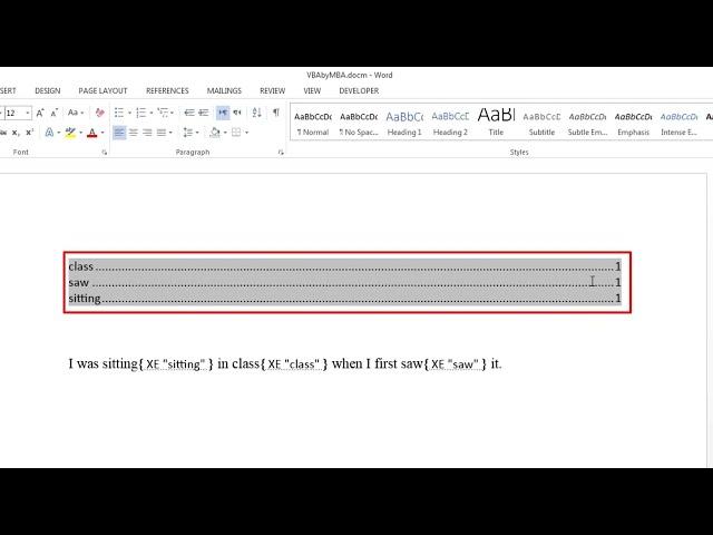 Automate Indexing in Word with VBA Macro | Easy Step-by-Step Guide