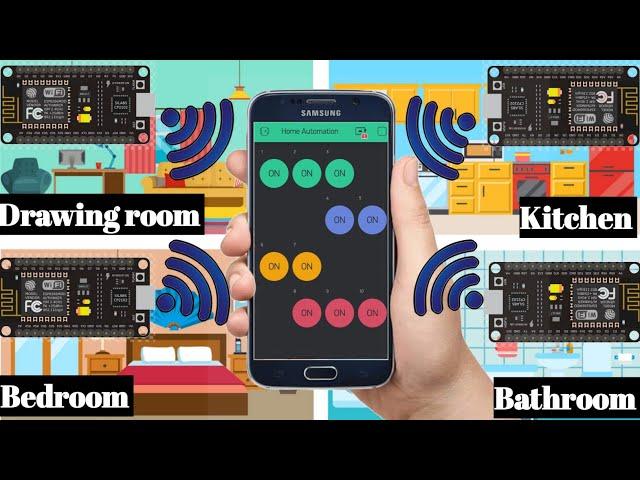 Blynk Home Automation with Multiple ESP8266 Boards