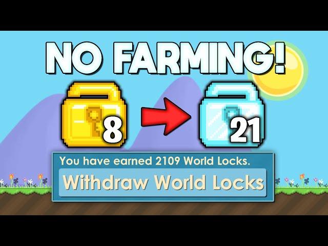 How to get rich FAST! (NO FARMING) Best way to get DLS in Growtopia! (Easy Profit)
