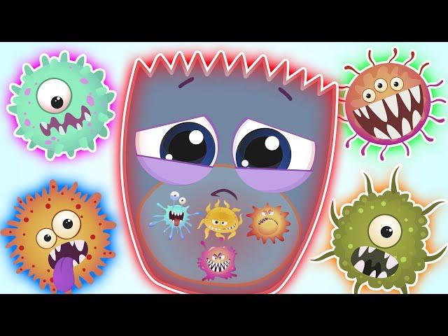 Teaching Children To Wash Hands | Op and Bob Cartoon | Smile and Learn
