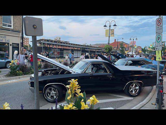 Classic car show in George Town Ontario Canada