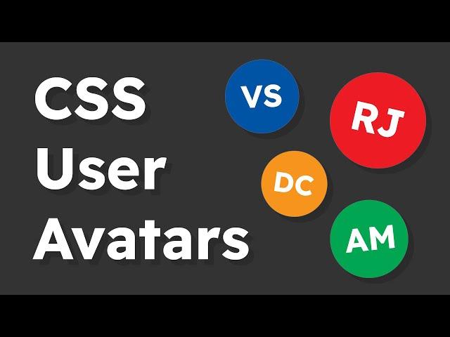 Easily Generate User Avatars for Your Website with CSS