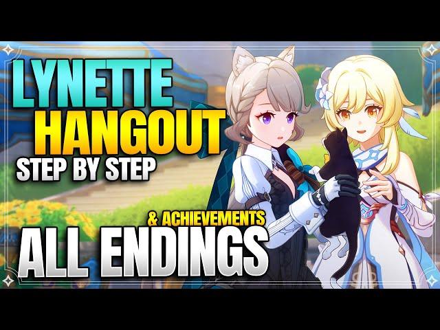 Lynette Hangout Event All Endings + Achievements! -【Genshin Impact】