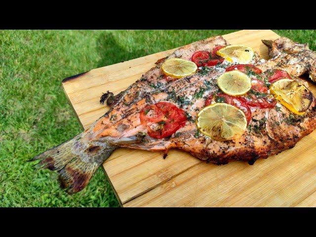 ШАШЛЫК из Рыбы. РЫБА НА МАНГАЛЕ. GRILLED TROUT