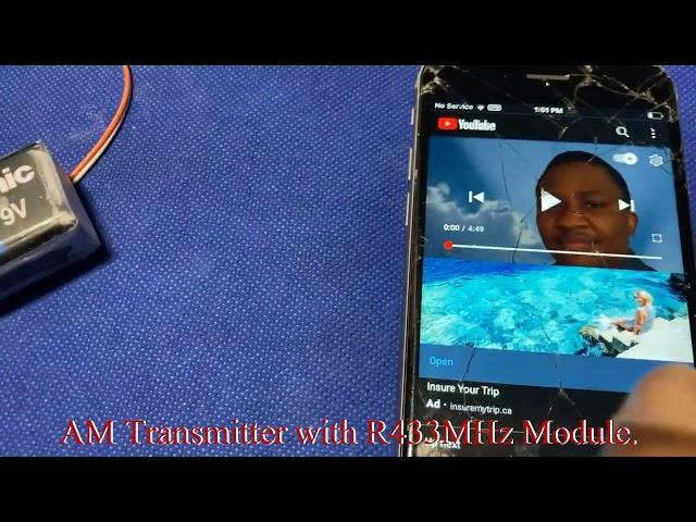 R433-Based AM Transmitter | Walkie-Talkie Basics with R433 Module Part 1 | DIY Tx with 3 Components