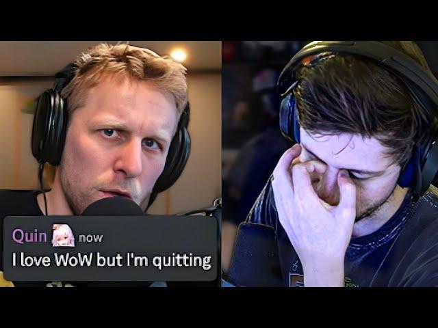 Soda Reacts to Quin Quitting WoW After a 20 Year Addiction!