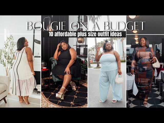 BOUGIE on a BUDGET OUTFIT IDEAS | PLUS SIZE EDITION | How to style a large belly | FROMHEADTOCURVE