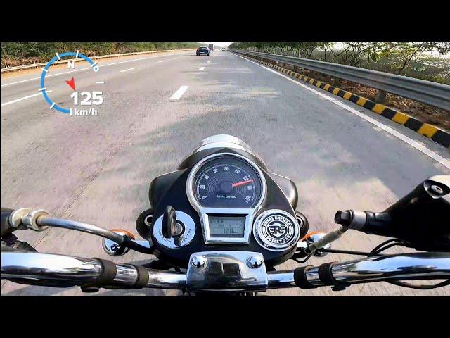 RE Bullet 350 TOP SPEED | FASTER than Classic Reborn?!