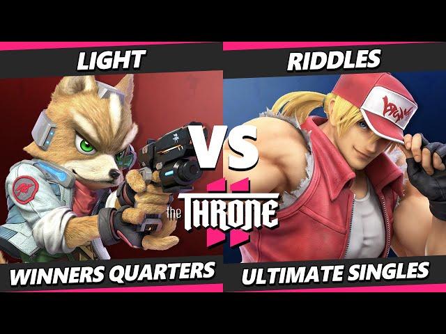 The Throne 2 - Light (Fox) Vs. Riddles (Terry) Smash Ultimate - SSBU