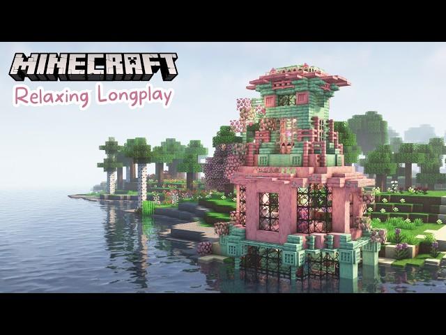 Cute Fairy Cottage by the Sea | Relaxing Minecraft Longplay (no commentary)