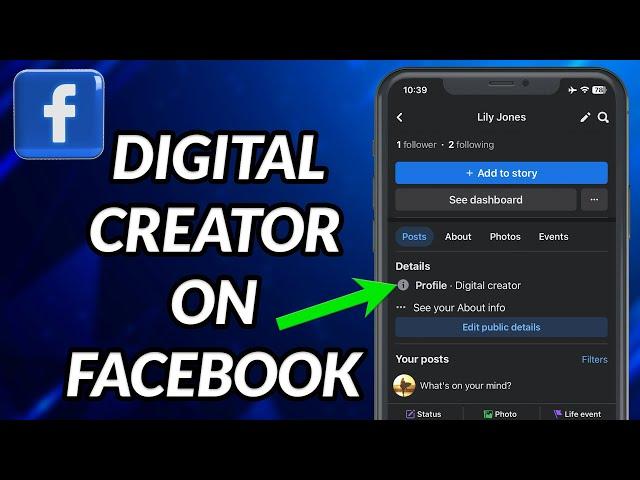 How To Change Facebook Profile To Digital Creator