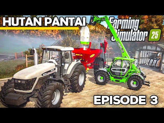 I ACTUALLY GOT OVERTAKEN!! | Farming Simulator 25 - Hutan Pantai | Episode 3