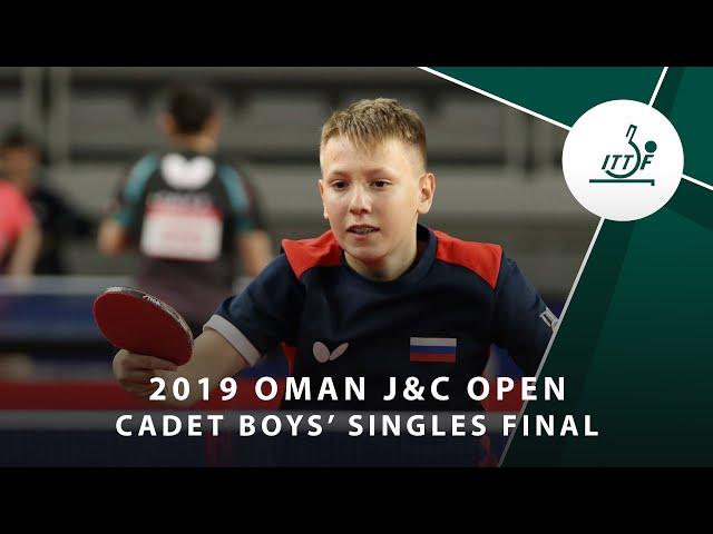 Sergey Ryzhov vs Chen Yen-Ting | 2019 ITTF Oman J&C Open Highlights (CBS Final)