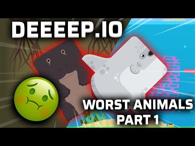 PLAYING WITH THE WORST  ANIMALS IN THE GAME!! (PART ONE) | Deeeep.io gameplay