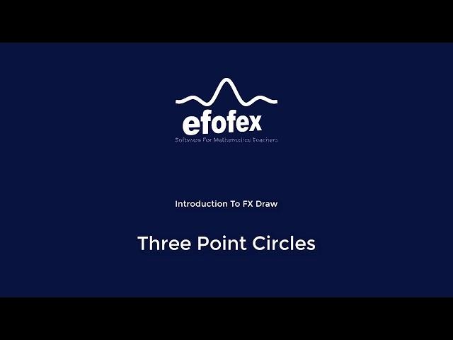 Intro to FX Draw - Three Point Circles