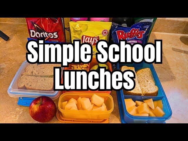 QUICK AND EASY SCHOOL LUNCHES | REAL LIFE KIDS LUNCH IDEAS