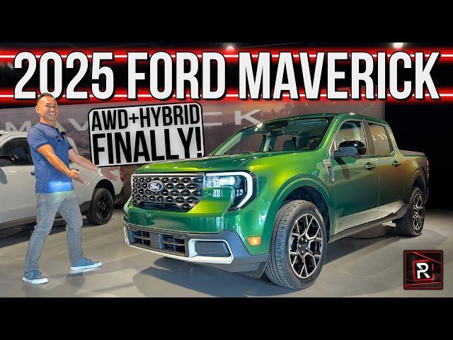 The 2025 Ford Maverick Finally Gets Upgraded Tech & An AWD Hybrid Powertrain