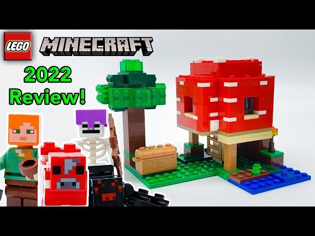 LEGO Minecraft The Mushroom House Review! Set 21179