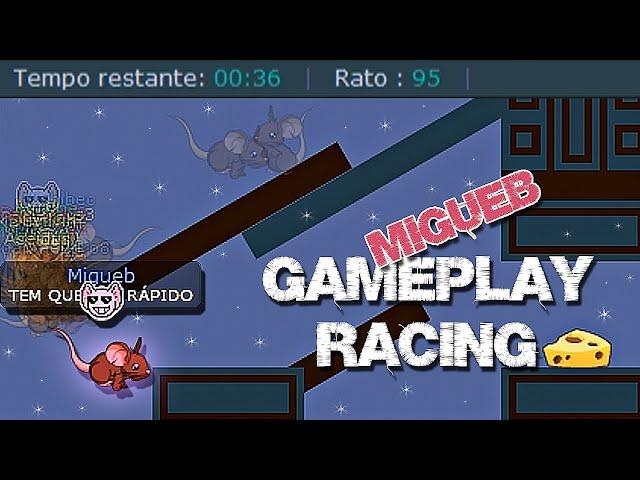 Transformice - Migueb Gameplay FULL ROOM Racing! [+50/70 Mices]