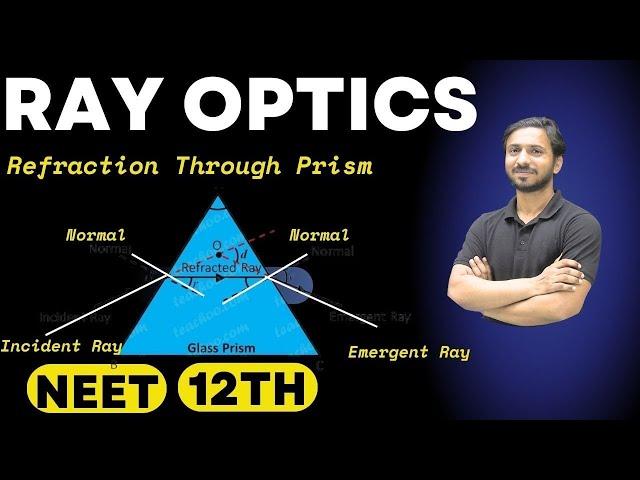 Ray Optics Class 12 | Refraction Through Plane Surface | Refraction Through Prism Class 12 | NEET