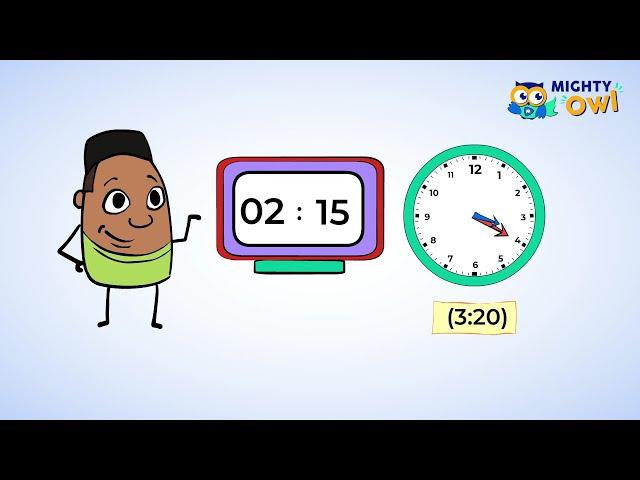 Telling Time and Elapsed Time Problems | MightyOwl Math | 3rd Grade