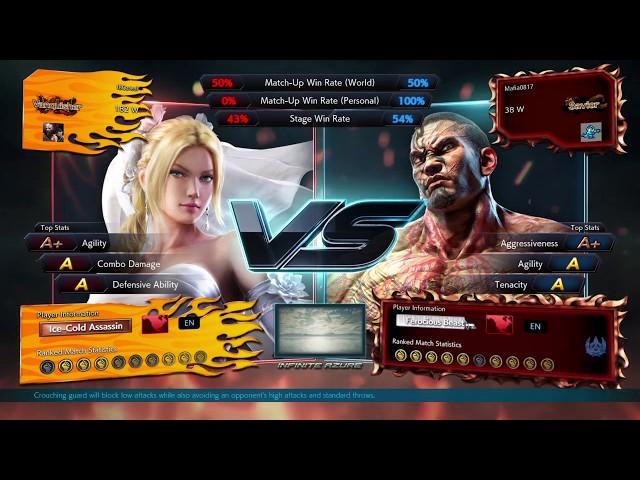 Tekken™7 PS4 Online Ranked Matches - I8Cereal (Nina Williams) vs. Mafia0817 (Fahkumram)