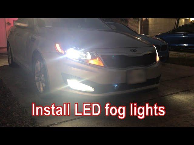 DIY Install LED Fog lights on 2011 Kia Optima