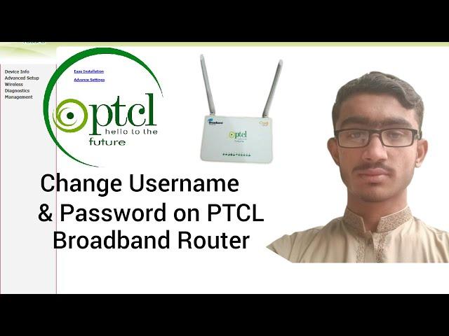 How to change Username & Password on PTCL Modem| DSL-2750U | Username & Password #trending  #mrbeast