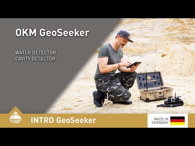 Water detector and cavity detector GeoSeeker | OKM Germany | Underground water detection