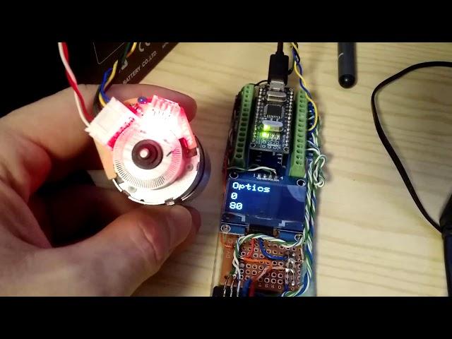 Arduino Nano и два энкодера: от RobotDyn и от принтера Epson