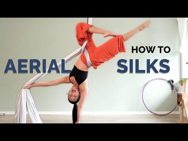 Aerial Silks: A Low Ceiling Dance that You can do | Beginners | How To