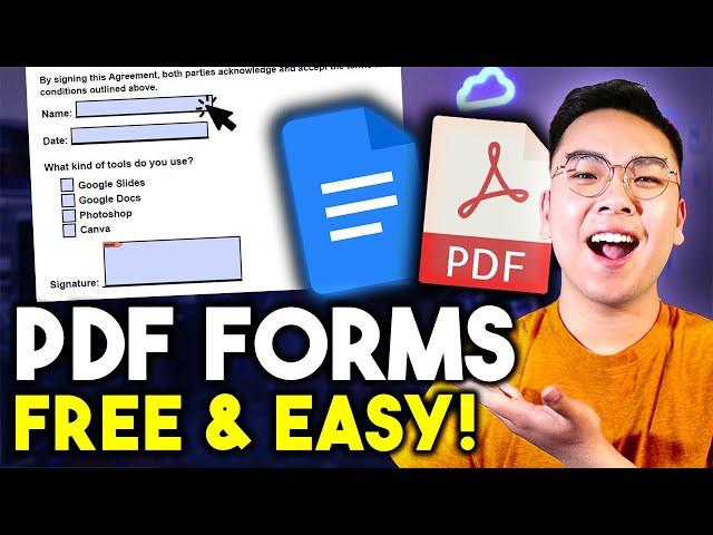 How to make PDF Forms (Fillable) Online! FREE & EASY *TUTORIAL*