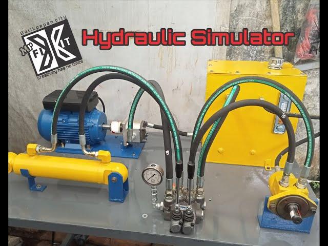 MEMBUAT DAN MERAKIT SIMULATOR HIDROLIK, ASSEMBLY HYDRAULIC SIMULATOR