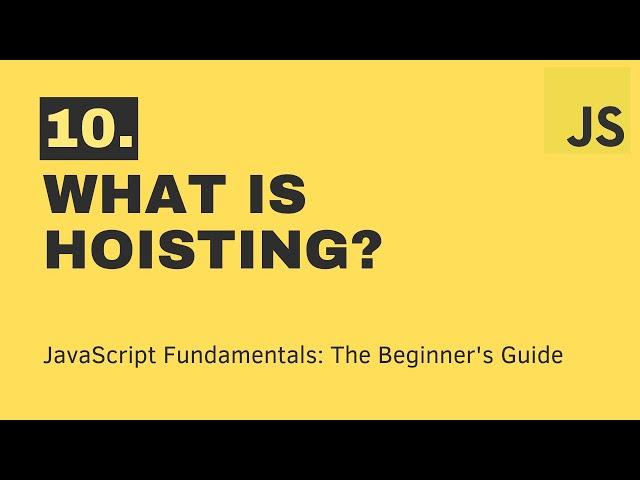 10  What is Hoisting? | JavaScript | DCT Academy | Bangalore