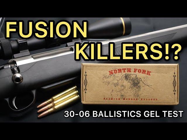 30-06 North Fork 165 & 180gr Bonded Spitzers Ballistics Gel Ammo Test