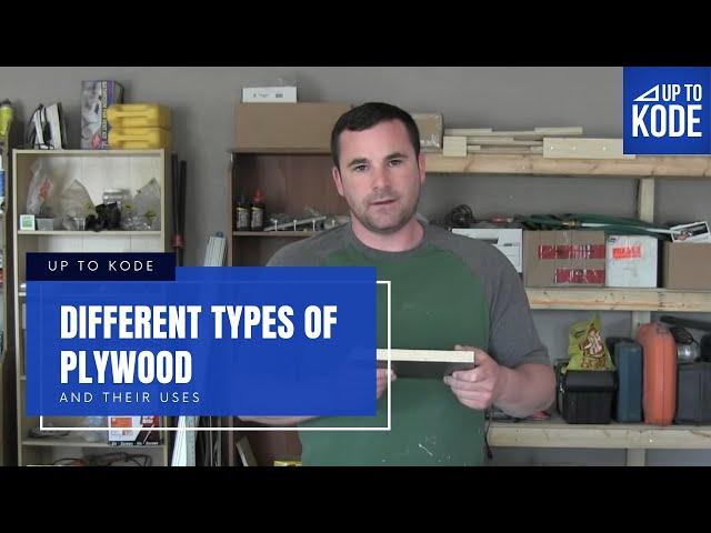 Different types of Plywood and Their Uses