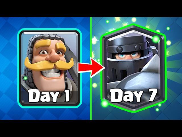 I Played a New Clash Royale Account for 7 Days Straight!