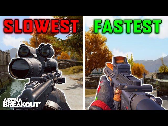 SLOWEST vs FASTEST Gun In AB History ! | Arena Breakout