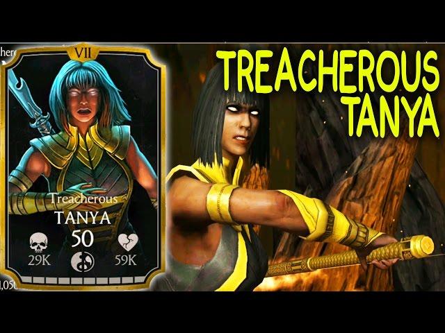 MKX Mobile 1.13 Update. TREACHEROUS TANYA. Review + Gameplay. BETTER THAN GOOD OLD TANYA???