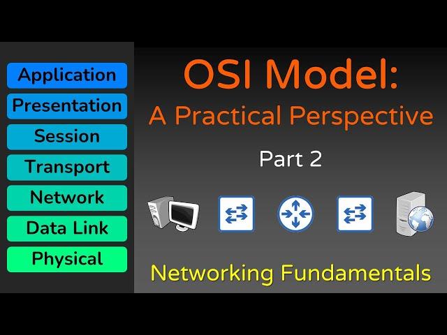 OSI Model: A Practical Perspective - Part 2 - Networking Fundamentals - Lesson 2