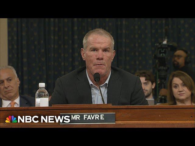 Brett Favre reveals he’s been diagnosed with Parkinson’s