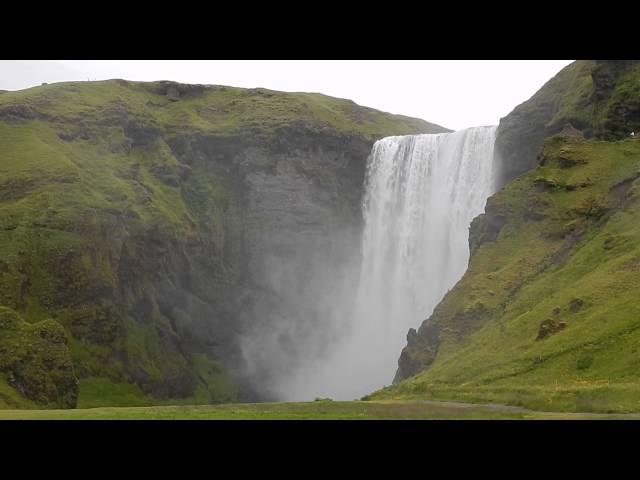 Skógafoss, the Skógá River, Skógar, Iceland