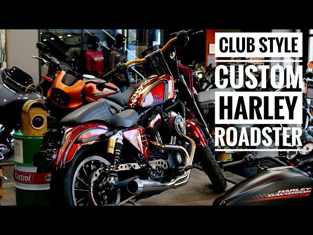 Is This The Coolest Club Style Custom Sportster In the UK!? Harley Roadster