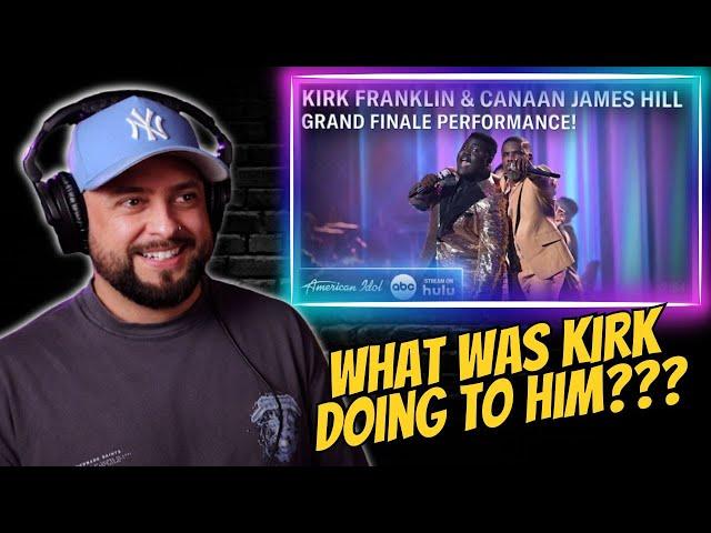 Vocalist Reacts to Canaan James Hill & Kirk Franklin | American Idol 2025